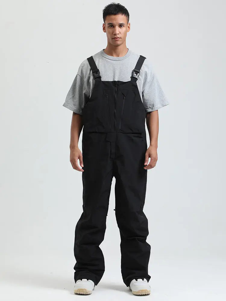 Men's Gsou Snow FrostGuard Insulated High Performance Snow Bibs Pants 