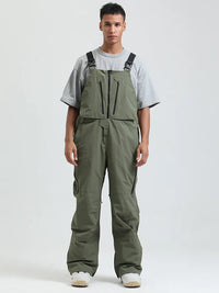 Men's Gsou Snow FrostGuard Insulated High Performance Snow Bibs Pants 