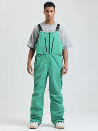 Men's Gsou Snow FrostGuard Insulated High Performance Snow Bibs Pants 