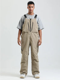 Men's Gsou Snow FrostGuard Insulated High Performance Snow Bibs Pants 