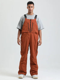 Men's Gsou Snow FrostGuard Insulated High Performance Snow Bibs Pants 