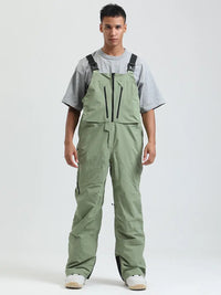 Men's Gsou Snow FrostGuard Insulated High Performance Snow Bibs Pants 