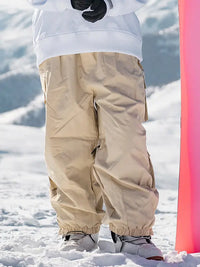 Men's Rabbit Snow Freestyle Cargo Baggy Snowboard Pants 