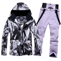 Mens Ski Jacket and Pants Set 2 Pieces 