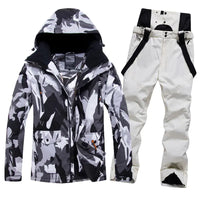 Mens Ski Jacket and Pants Set 2 Pieces 