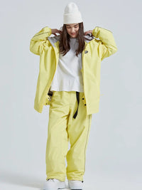 Outdoor Ski Jackets & Pants for Couple 2 Pieces Snowboarding Suits