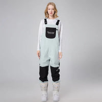 Reflective Stripe Men Insulated Snow Snowboard Bibs 