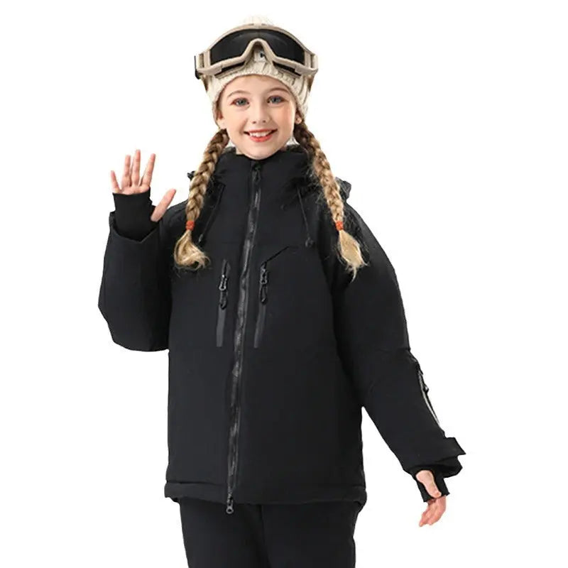 Riuiyele Girl Ski Shell Jackets Windproof 