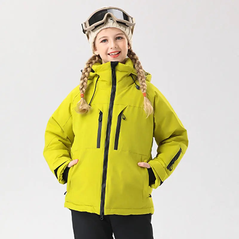Riuiyele Girl Ski Shell Jackets Windproof 