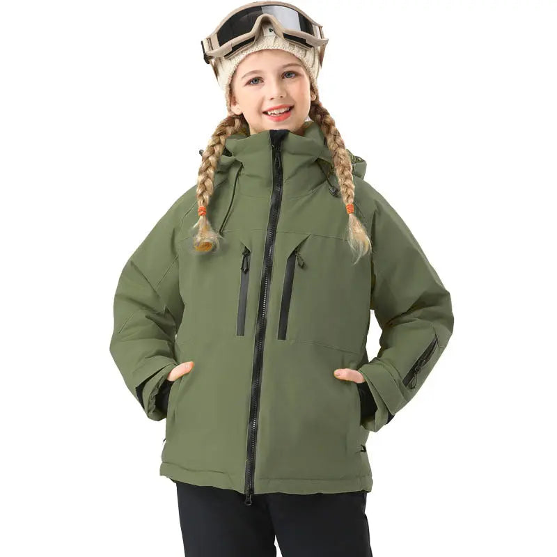 Riuiyele Girl Ski Shell Jackets Windproof 