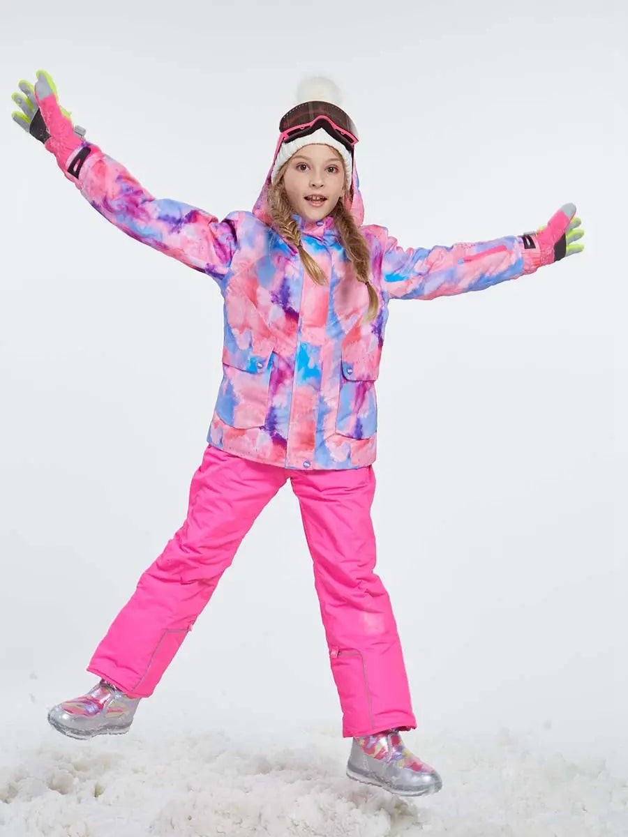 Riuiyele Girl' Ski Snowboarding Insulated Jacket 