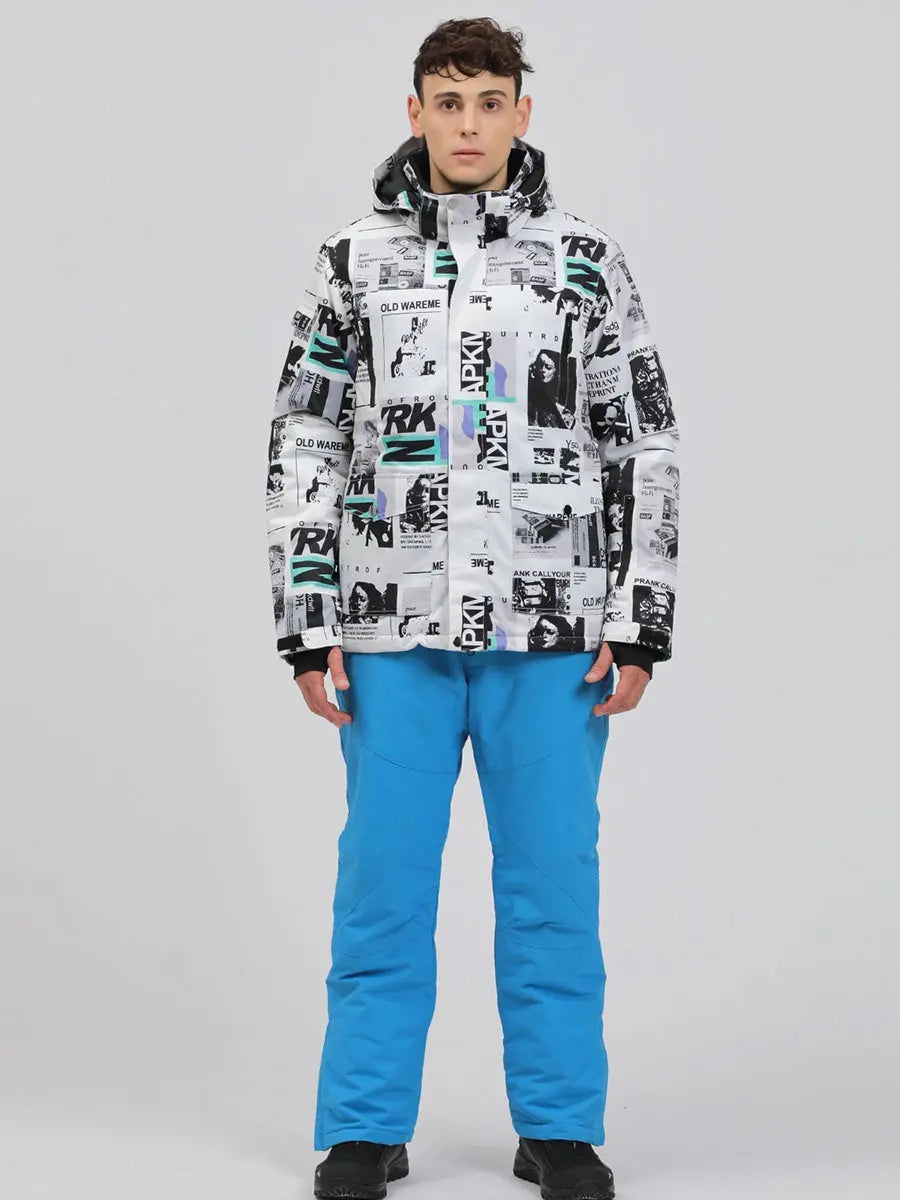 Riuiyele Men Skiing Snowboarding Set Windproof 