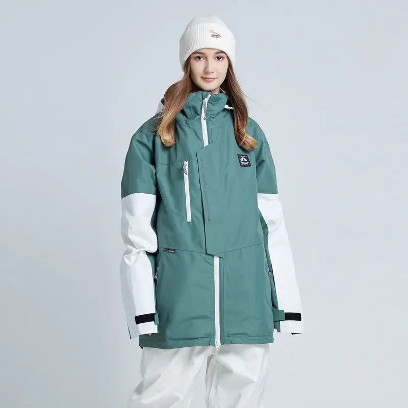 Riuiyele Waterproof Men Snowboard Anorak Insulated Jacket 