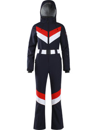 Women's Slim Belted Ski Suit
