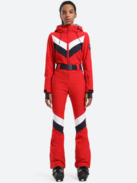 Women's Slim Belted Ski Suit