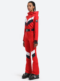 Women's Slim Belted Ski Suit