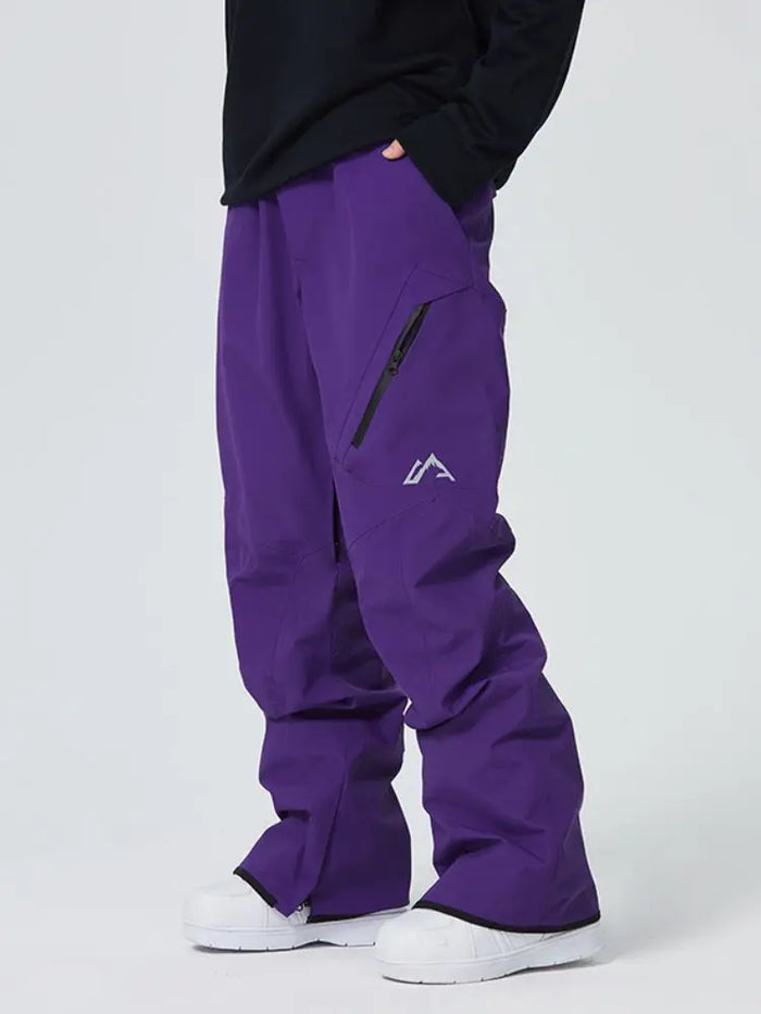 Searipe Diagonal Zipper Snow Pants - US Only 