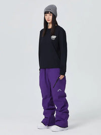 Searipe Diagonal Zipper Snow Pants - US Only 
