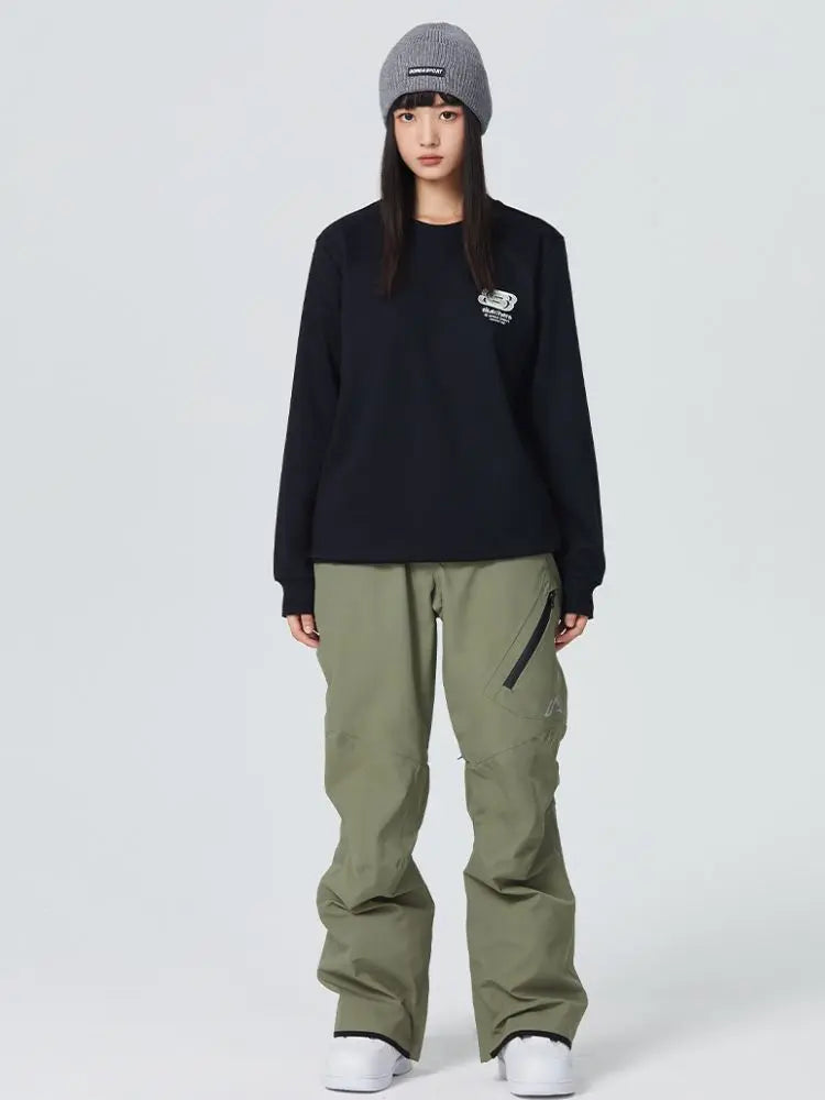 Searipe Diagonal Zipper Snow Pants - US Only 