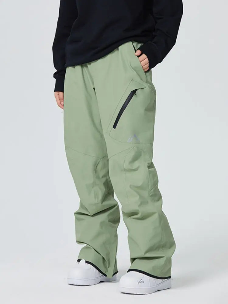 Searipe Diagonal Zipper Snow Pants - US Only 
