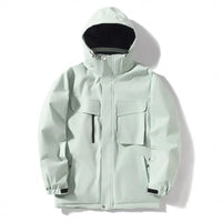 Unisex Big Cargo Pocket Snow Coat & Pants Set 
