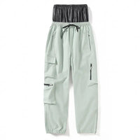 Unisex Big Cargo Pocket Snow Coat & Pants Set 