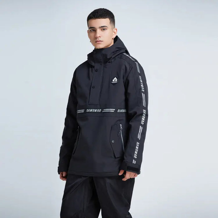 Unisex Reflective Snowboard Ski Anorak Insulated Jacket 