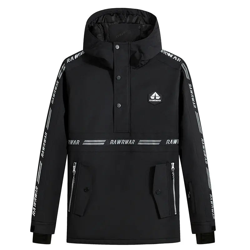 Unisex Reflective Snowboard Ski Anorak Insulated Jacket 