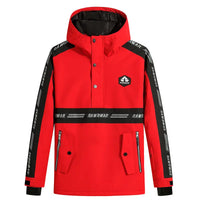 Unisex Reflective Snowboard Ski Anorak Insulated Jacket 
