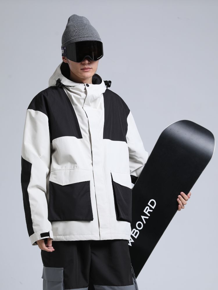 Gsou Snow Colorblock Cargo Snow Jacket - Men's 