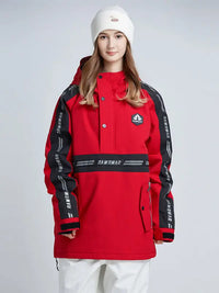 Unisex Reflective Snowboard Ski Anorak Insulated Jacket