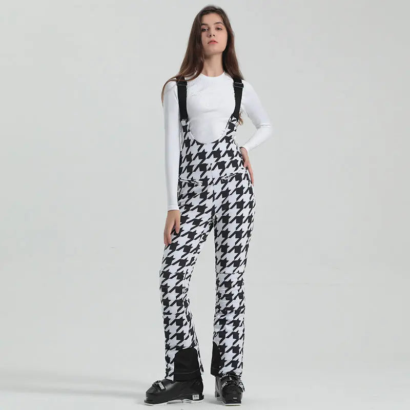 Women Ski & Snowboard Bib Pants Snow Overalls 