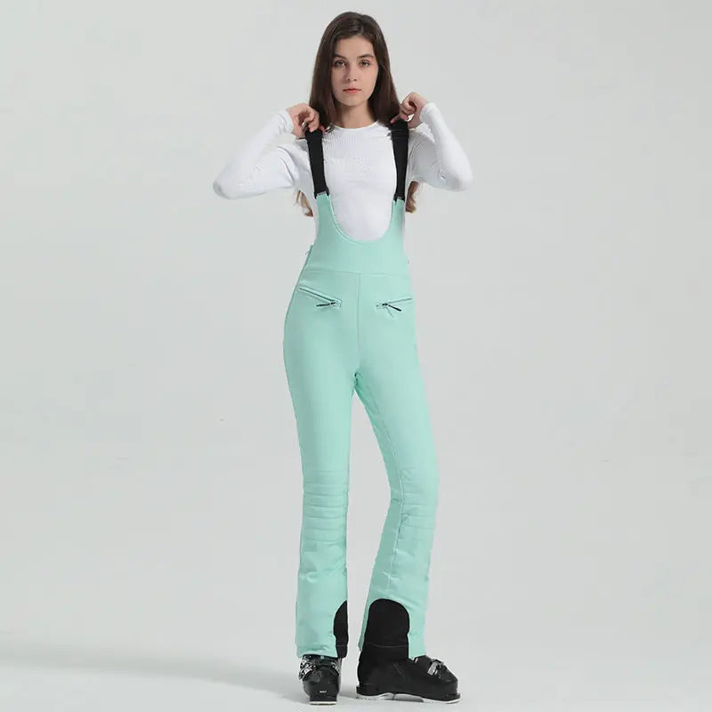 Women Ski & Snowboard Bib Pants Snow Overalls 