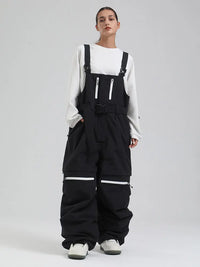 Women's Gsou Snow Mountain Chill Freestyle Baggy Snowboard Bibs 