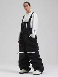 Women's Gsou Snow Mountain Chill Freestyle Baggy Snowboard Bibs 