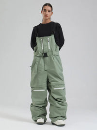 Women's Gsou Snow Mountain Chill Freestyle Baggy Snowboard Bibs 