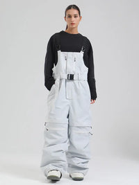 Women's Gsou Snow Mountain Chill Freestyle Baggy Snowboard Bibs 