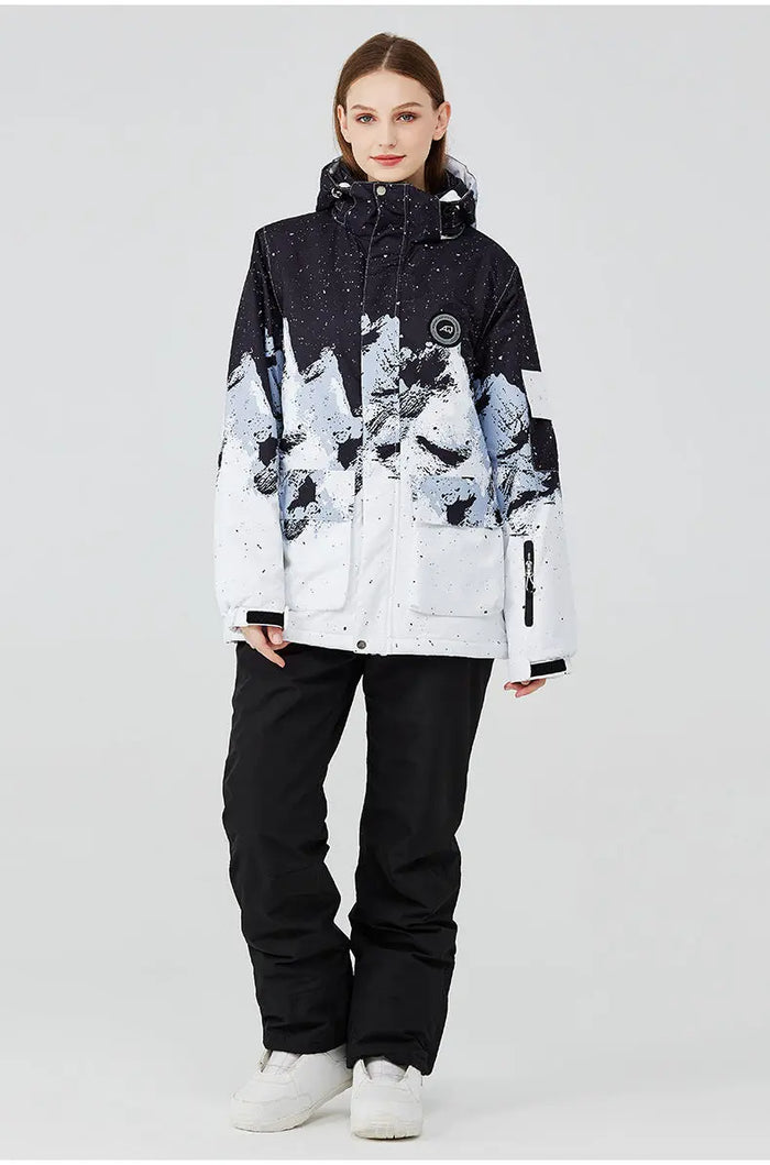 Womens Ski Onesie Waterproof Snow Jacket & Pants 