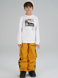 Riuiyele Boys Stripe Tape ski Jogger Pants