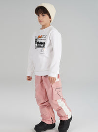 Riuiyele Boys Stripe Tape ski Jogger Pants