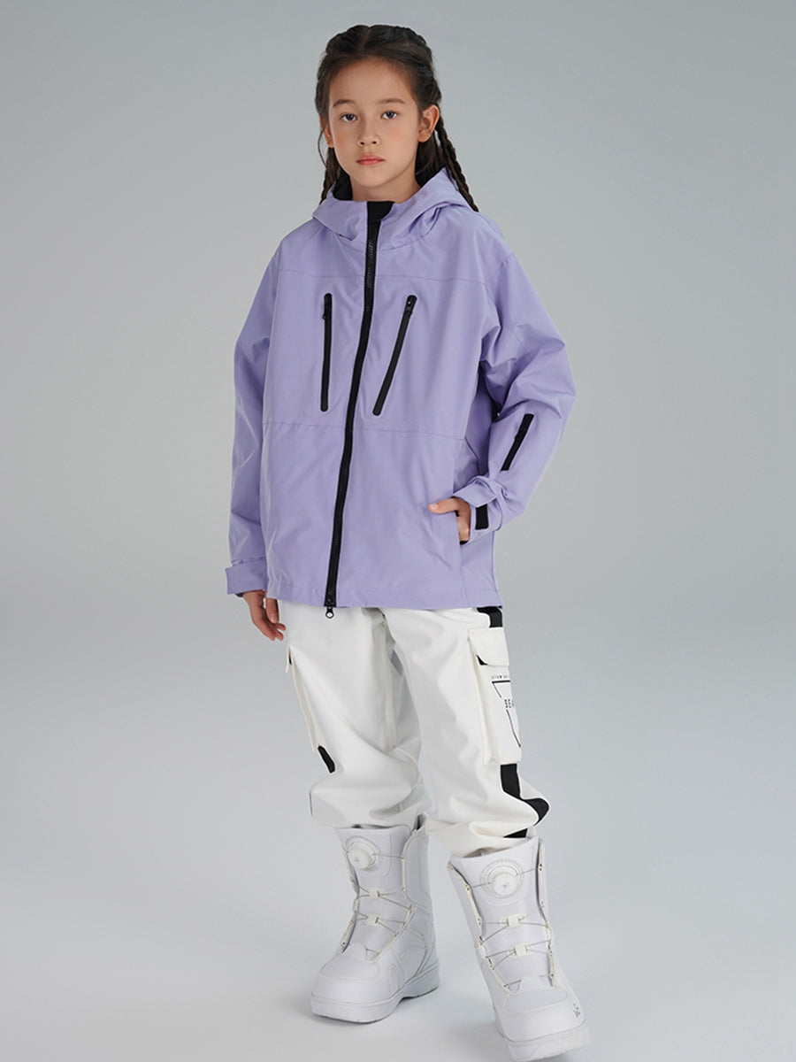Girl's Insulated Cargo Snowboard Jacket