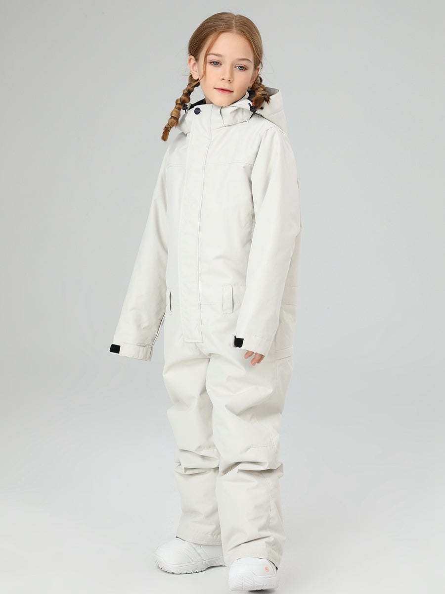 Riuiyele Girls One Piece Snowsuits Waterproof