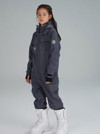 Riuiyele Girls Demin One Piece Snowsuits