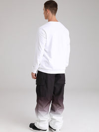 Men's Snowboard Pants Gradient Design