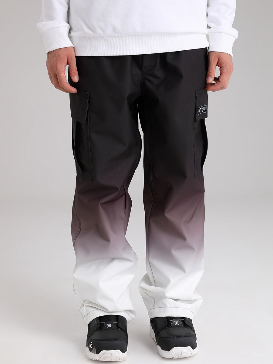 Men's Snowboard Pants Gradient Design