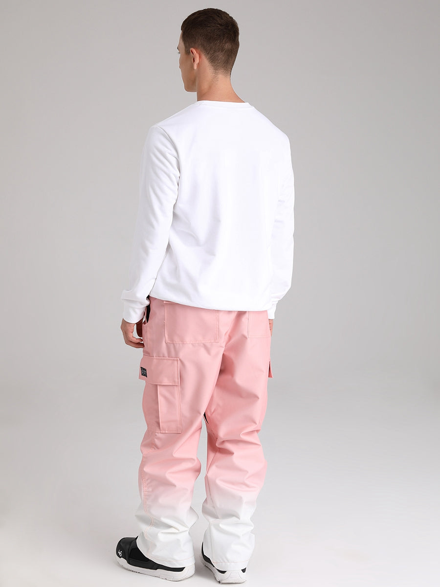 Men's Snowboard Pants Gradient Design