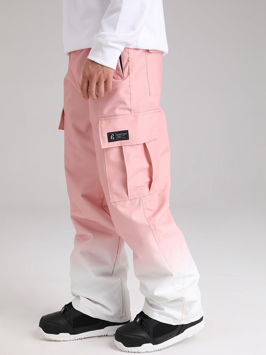 Men's Snowboard Pants Gradient Design