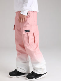 Men's Snowboard Pants Gradient Design