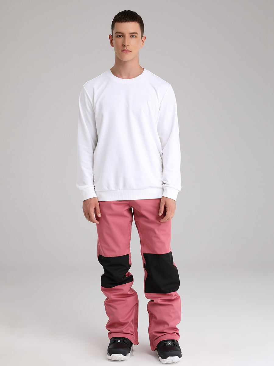 Men's Snow Pants Color Block Design