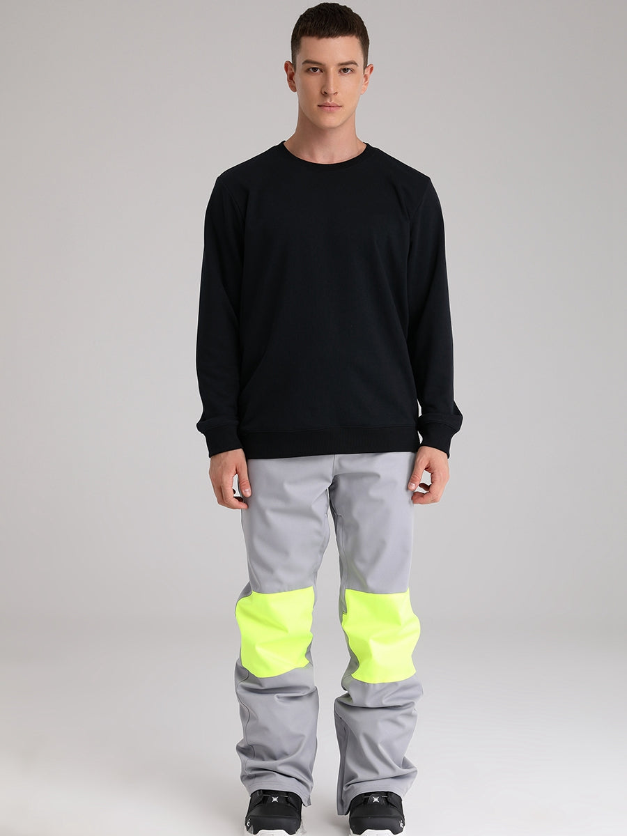 Men's Snow Pants Color Block Design